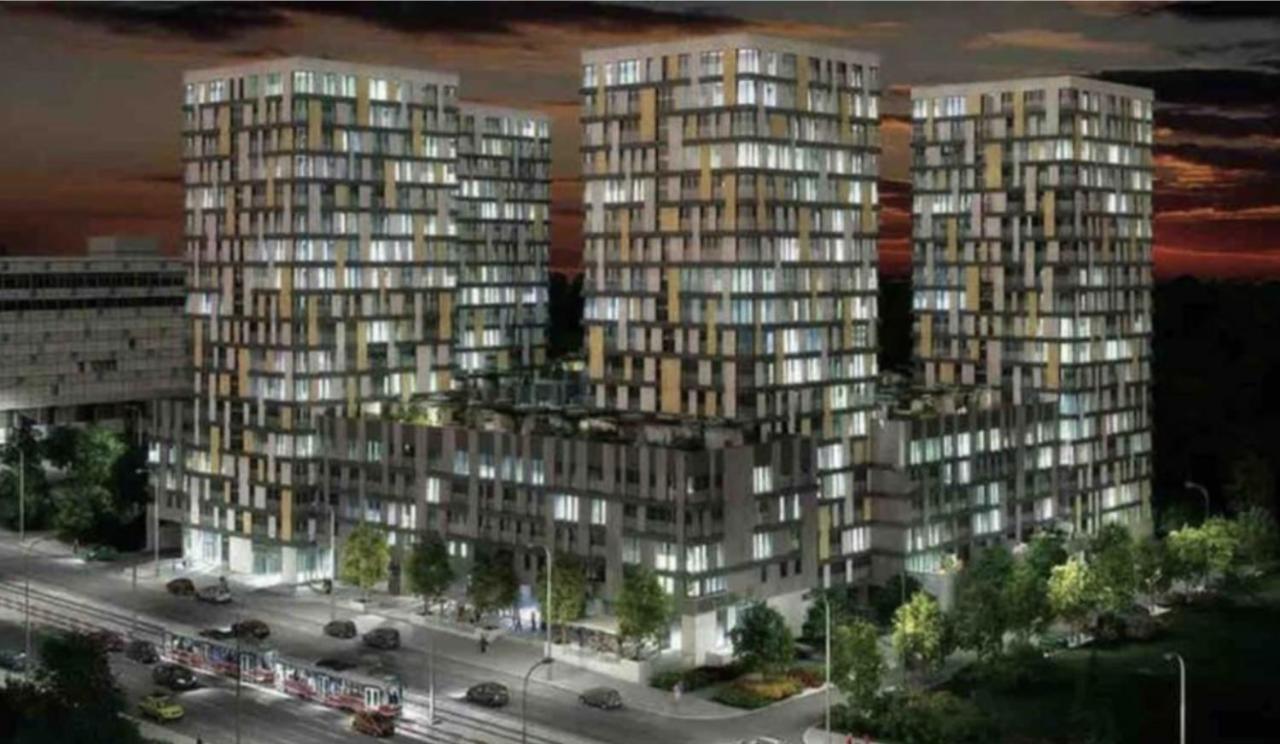 Residence Garden Tower S Balkonem, Garaz Prague Ngoại thất bức ảnh